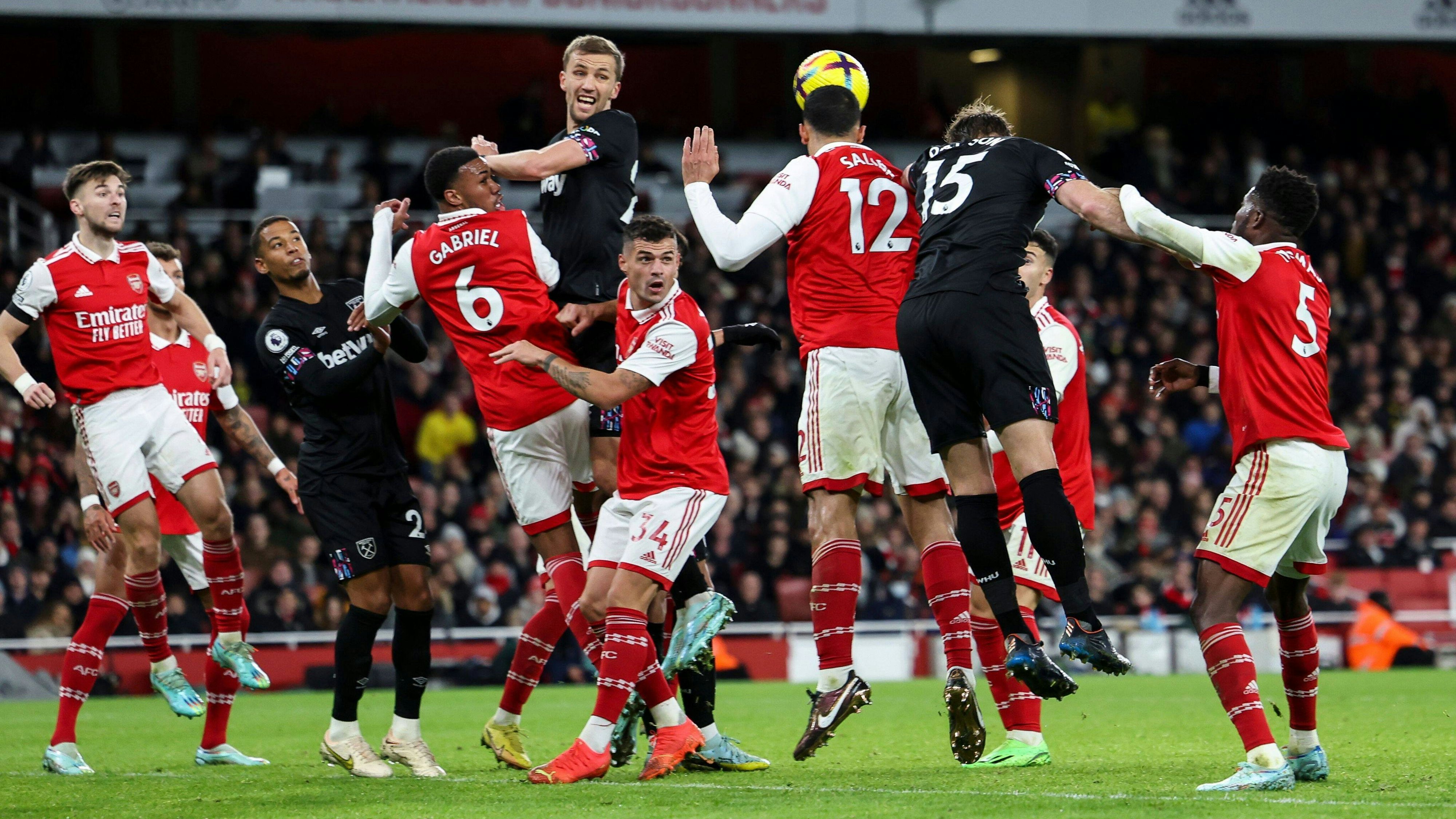 Arsenal schlug West Ham mit 3:1.