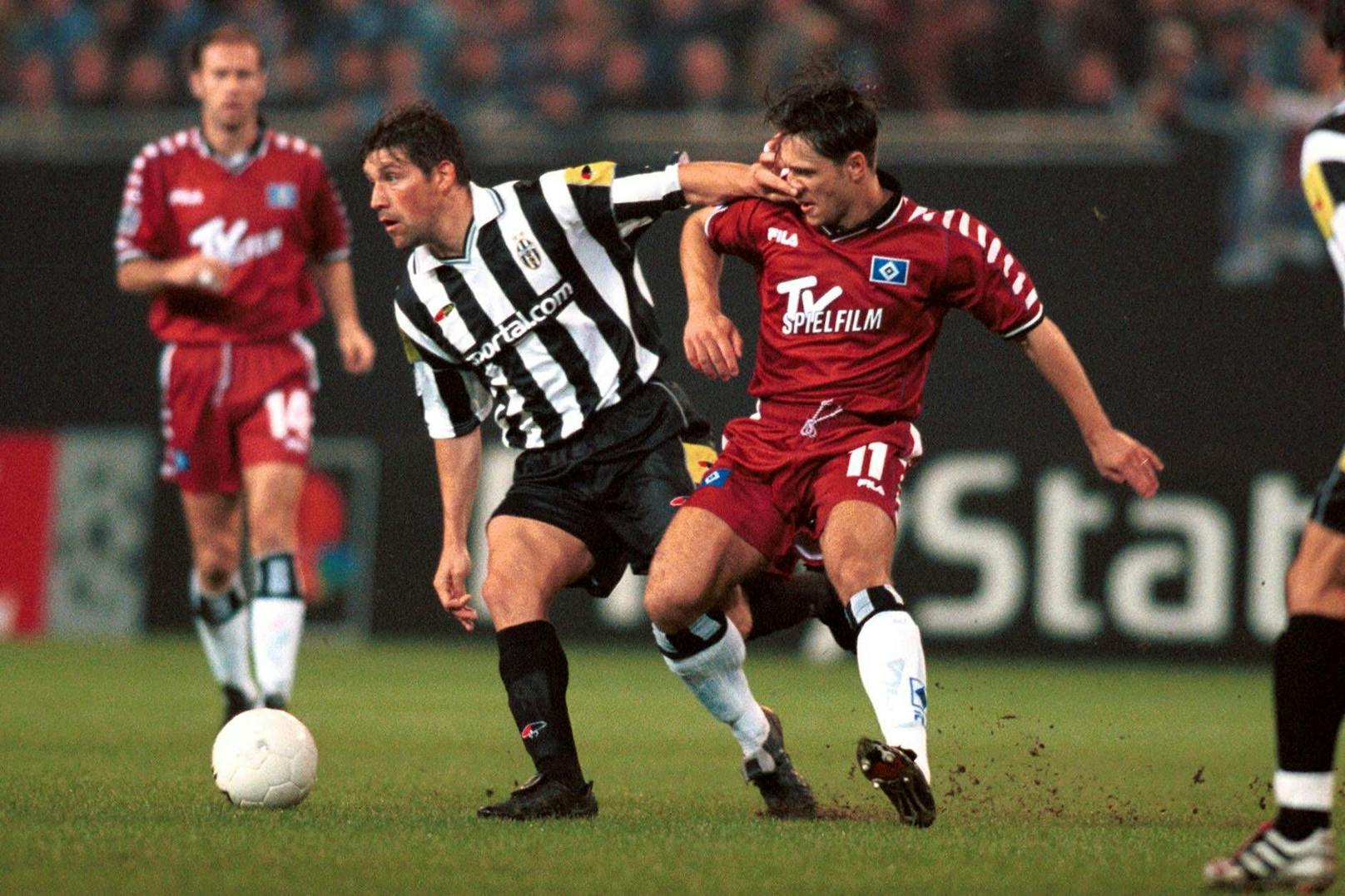 Ex-Juve-Star O'Neill 2000 im Champions-League-Duell mit dem HSV.