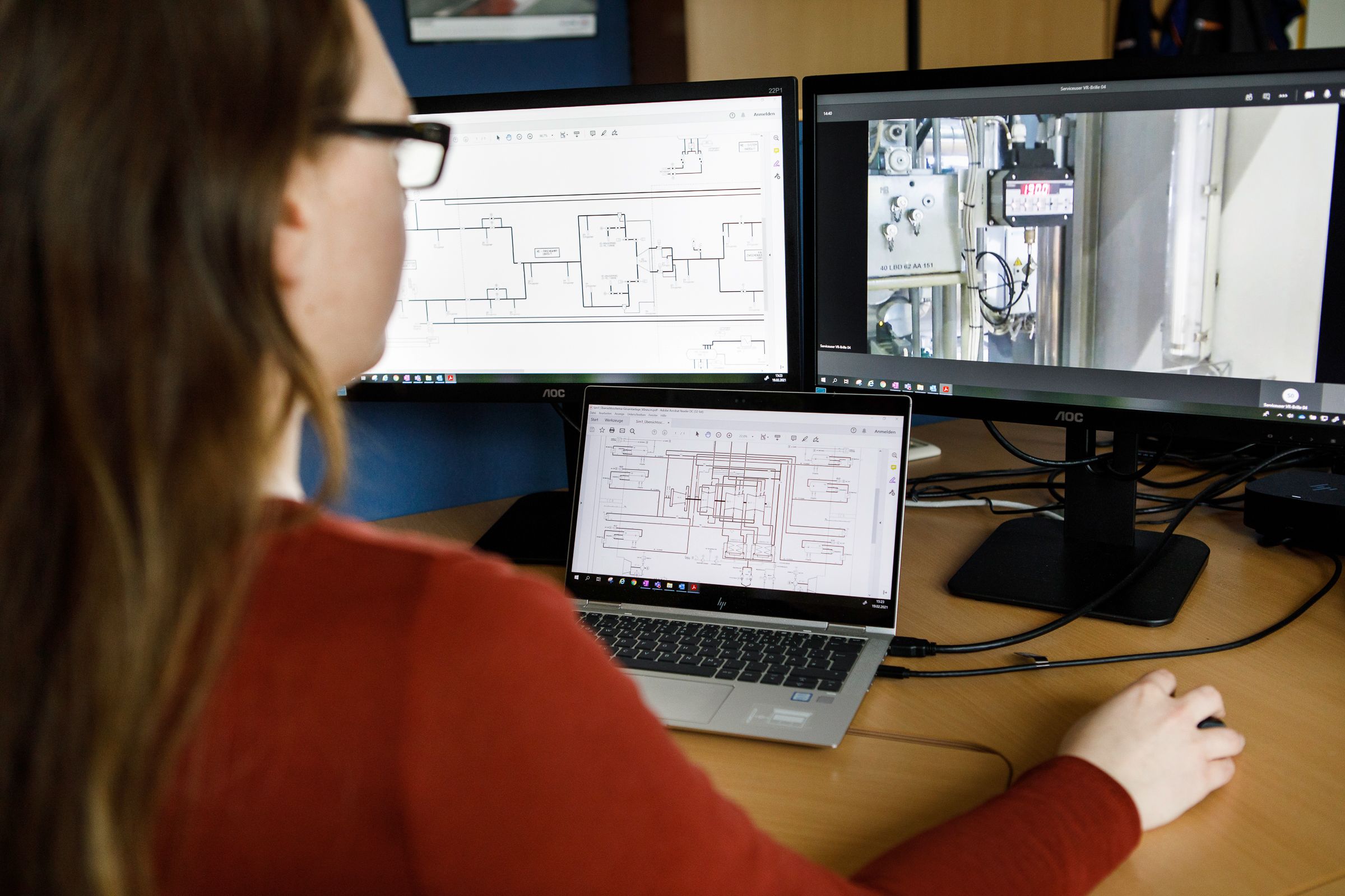 Bei den Wiener Stadtwerken steht der Schreibtisch in den Wolken.