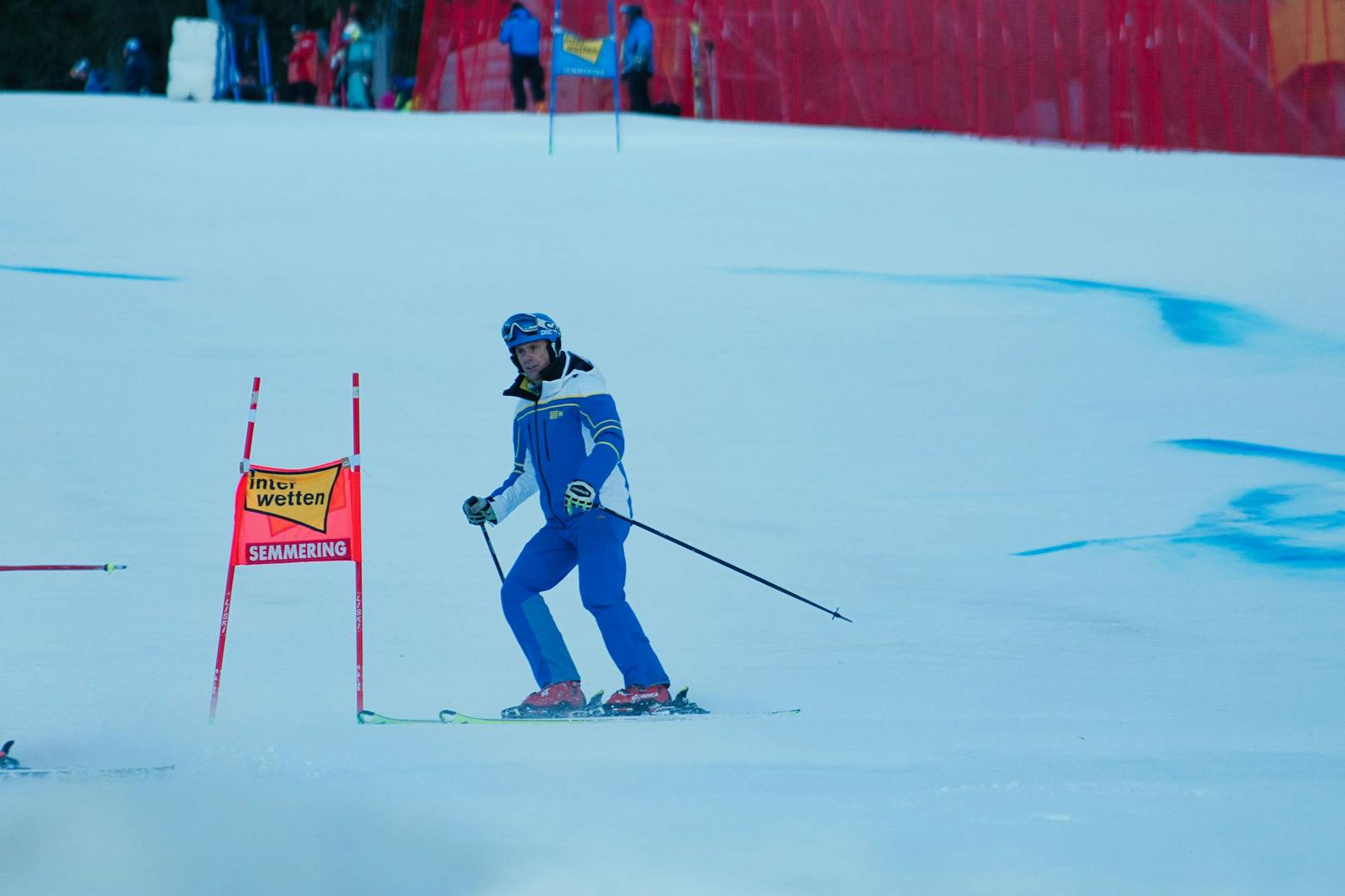 Jochen Danninger schnallte selbst die Ski am Semmering.