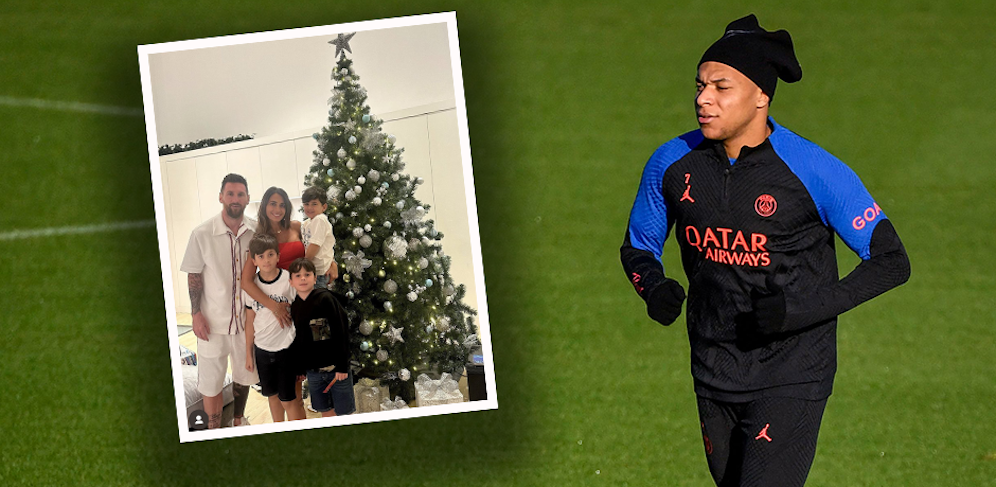 Während Kylian Mbappe schon wieder trainiert, weilt Lionel Messi noch auf Urlaub. 