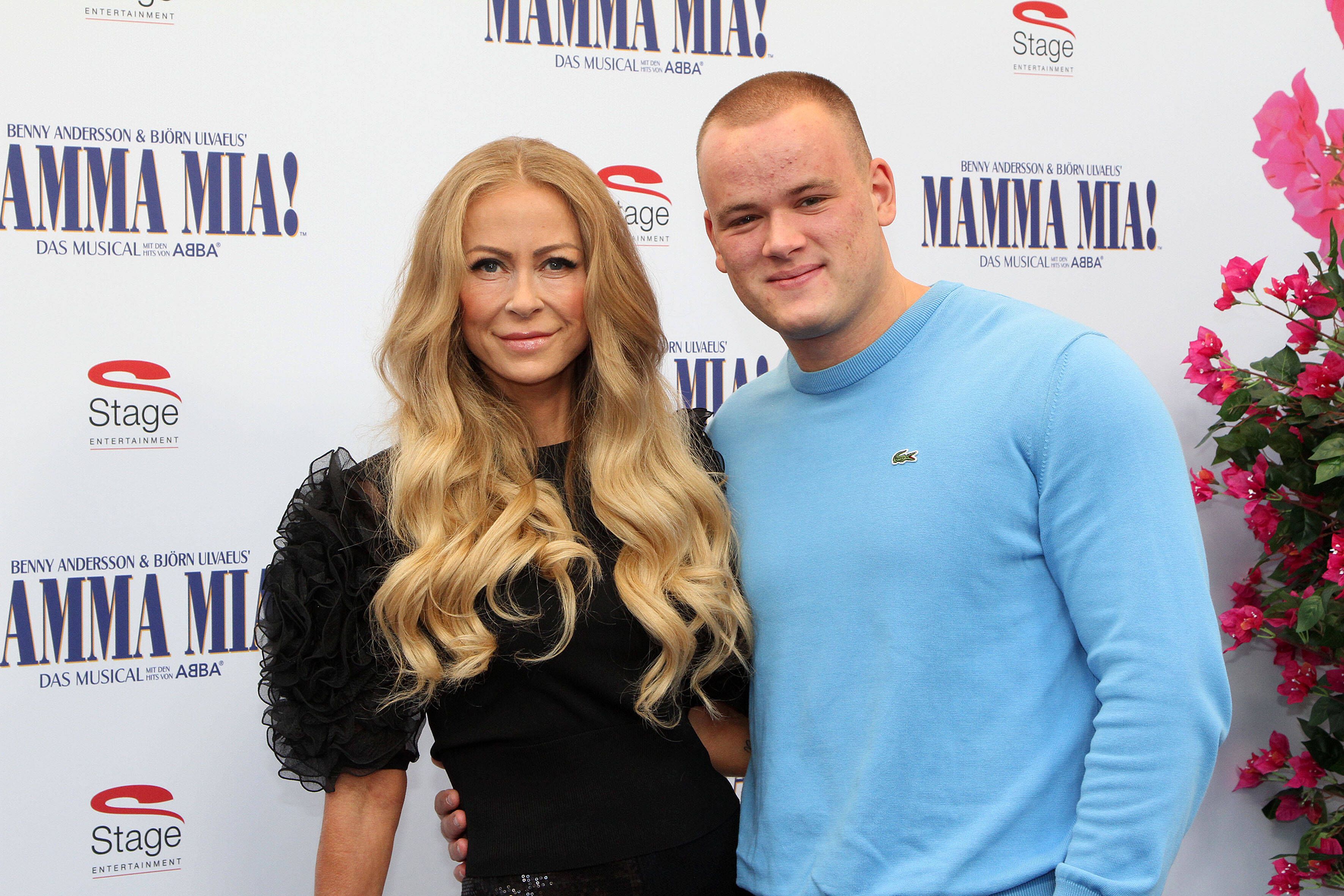 Jenny Elvers und ihr Sohn Paul