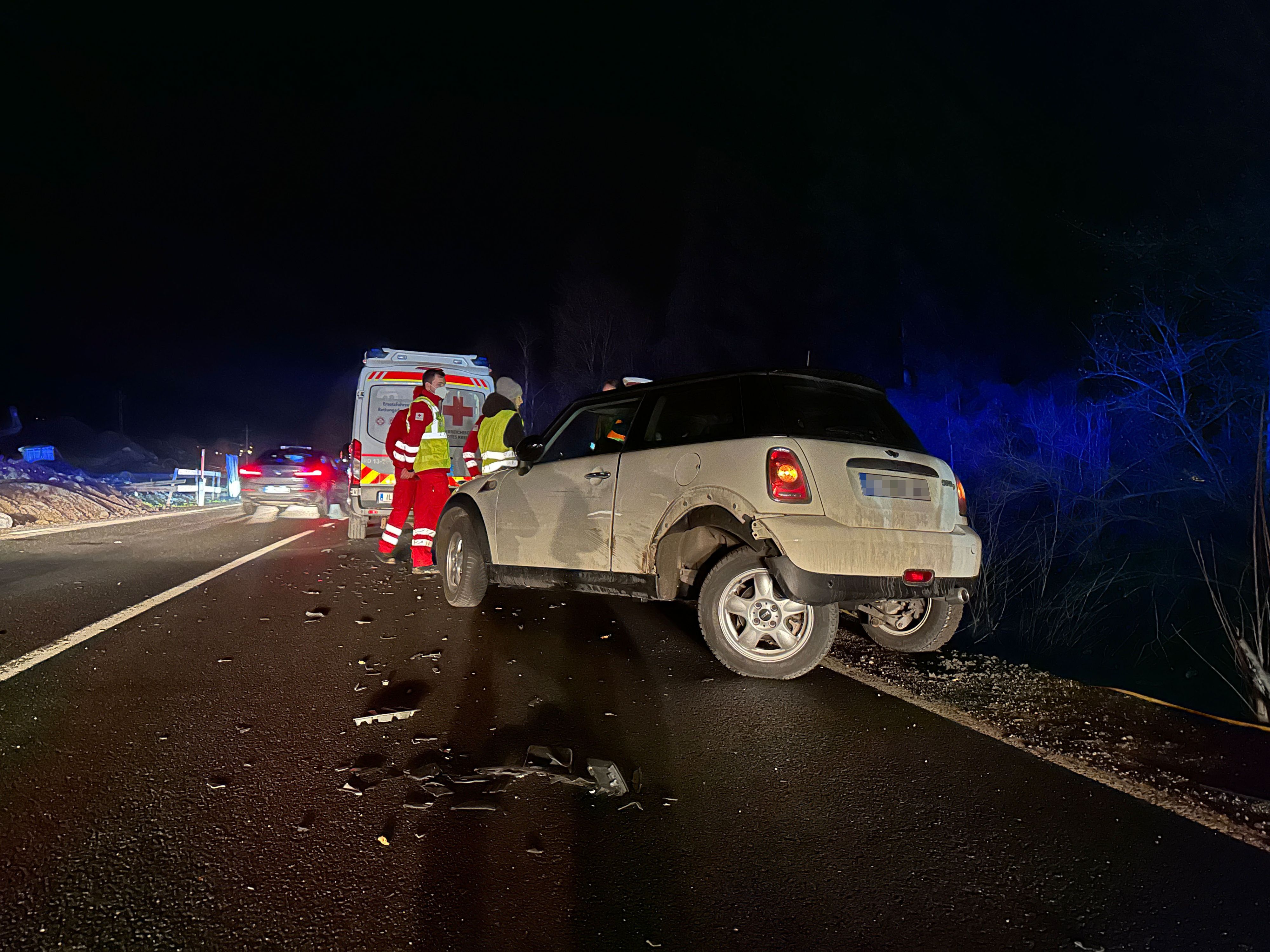 Bei dem Crash wurde ein 31-Jähriger verletzt.