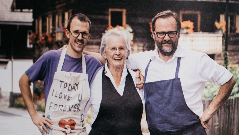 Drei Generationen Schellhorn: Felix, Karola und Sepp (Archivbild)