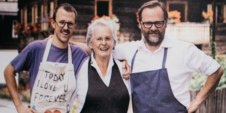 Sepp Schellhorn und Familie