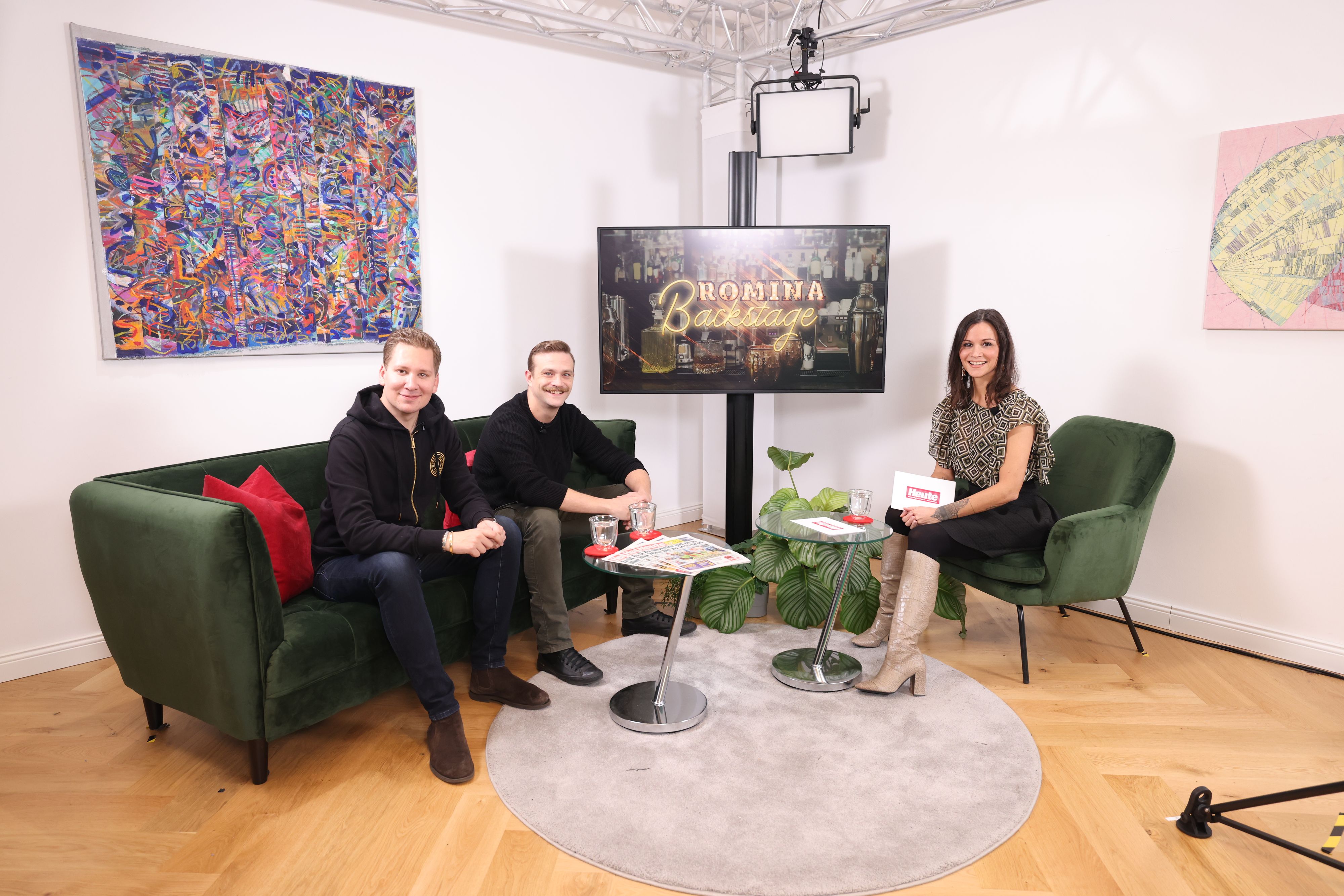 Geplaudert wurde im "Heute"-Stadtstudio