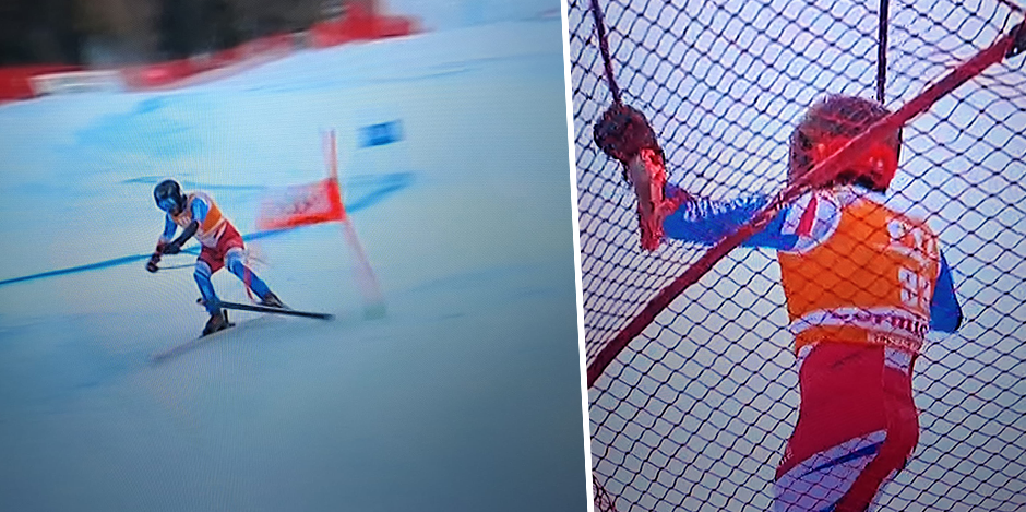 Cyprien Sarrazin fliegt wild ab