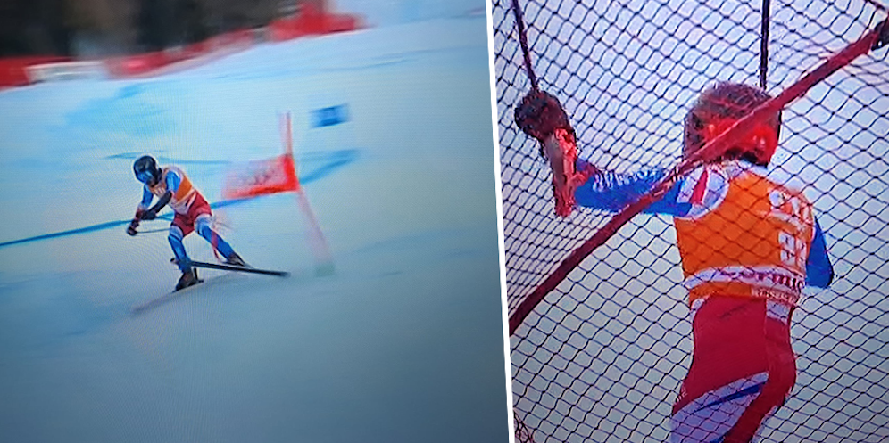 Cyprien Sarrazin fliegt wild ab