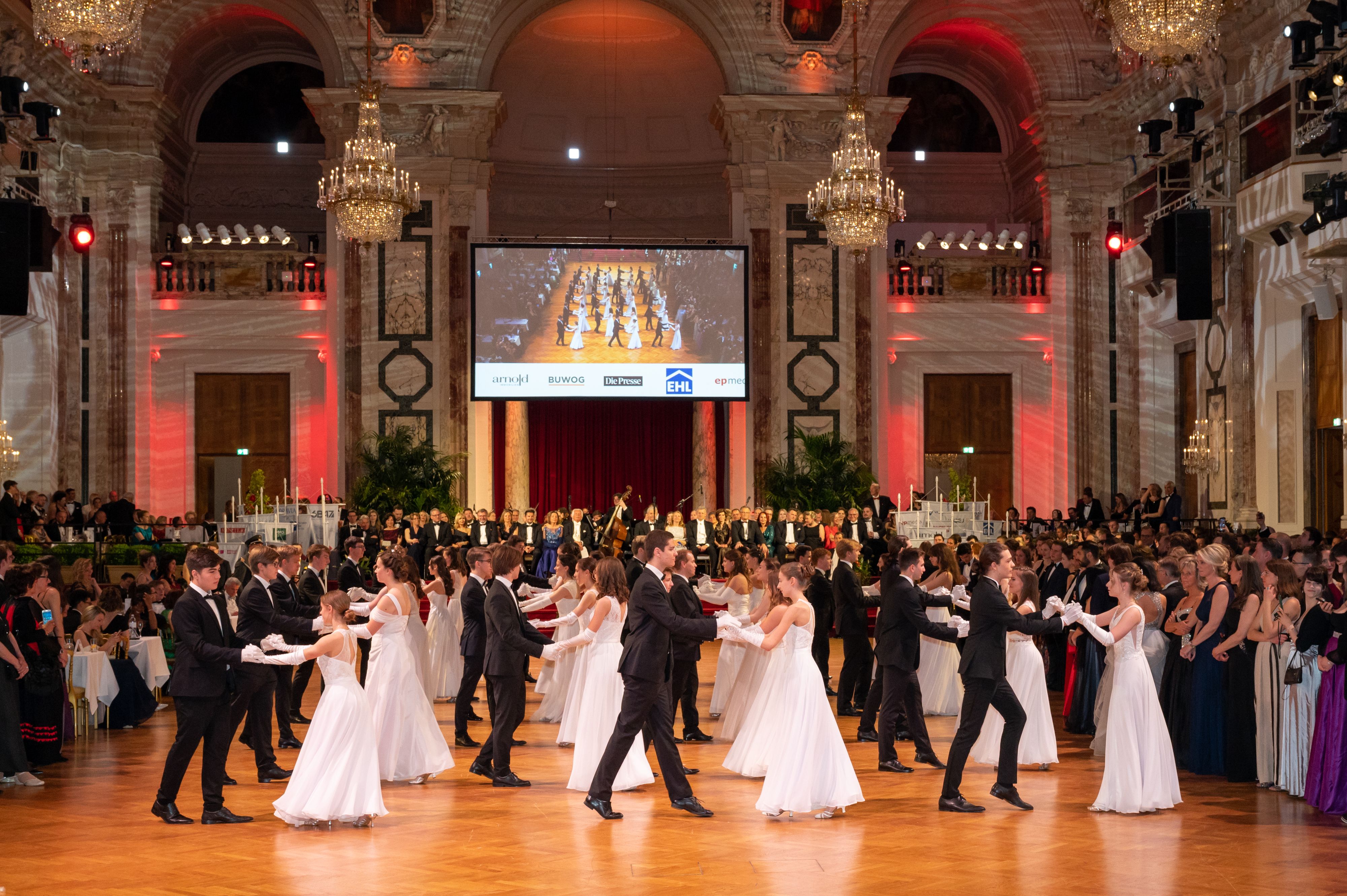 Immobilienball in der Hofburg.