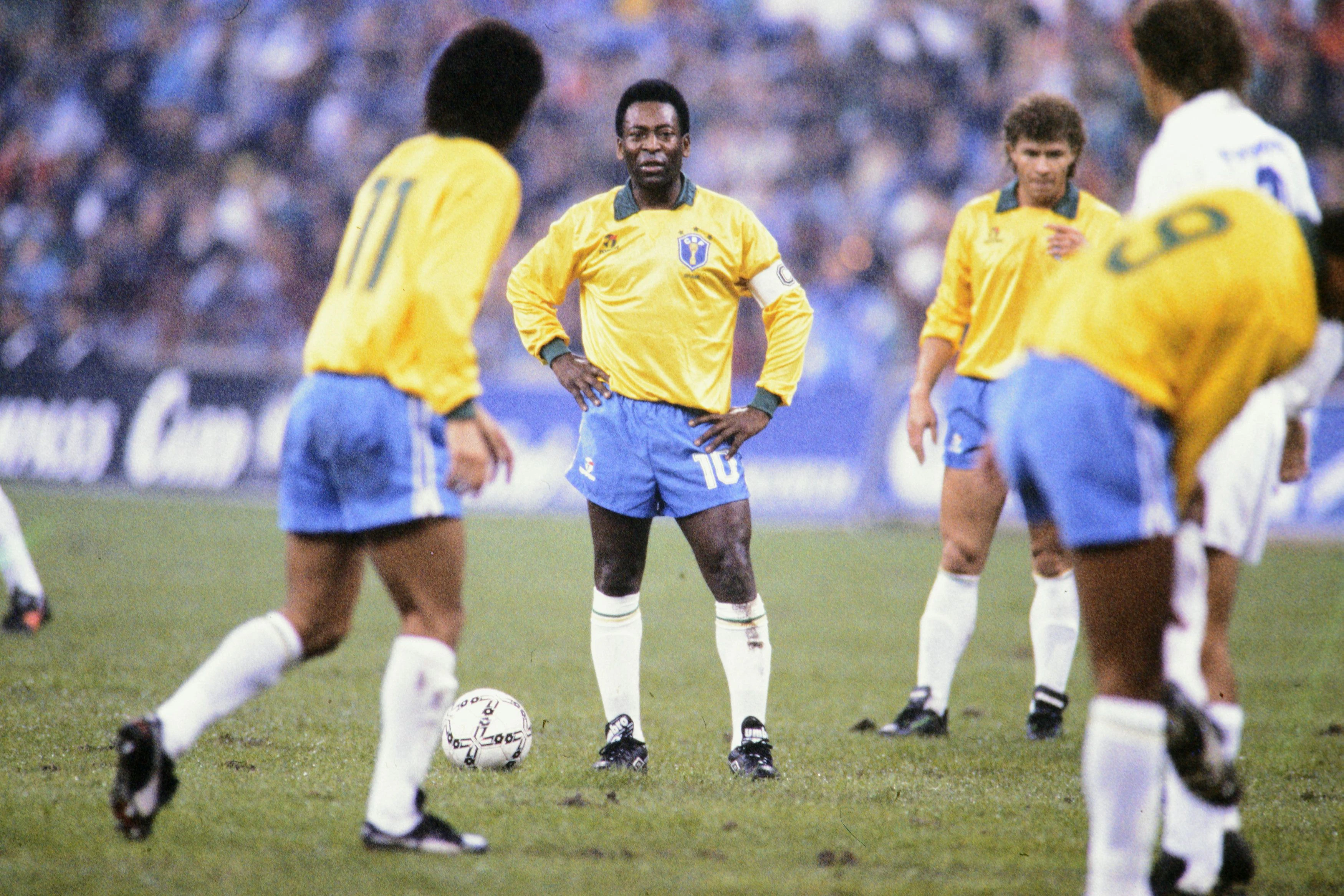 Pele im Brasilien-Trikot
