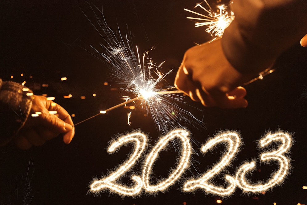 Die Welt begrüßt das neue Jahr.