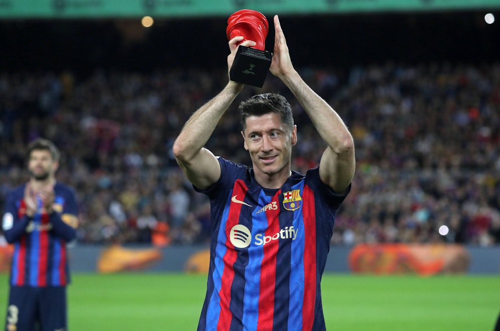 Robert Lewandowski darf am Silvestertag gegen Espanyol auflaufen. 