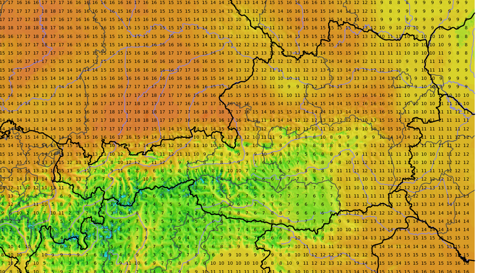 Das Wetter zu Silvester in Österreich