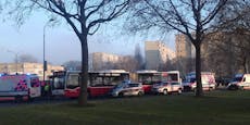 Bus kollidiert mit Pkw – 2 Verletzte in Wien