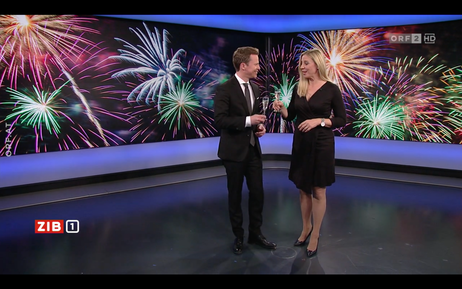 Tobias Pötzelsberger und Susanne Höggerl überraschten in der ZiB 1.