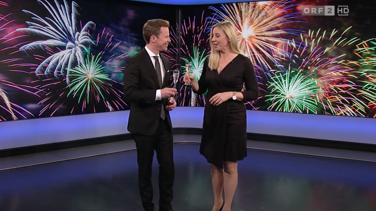 Tobias Pötzelsberger und Susanne Höggerl überraschten in der ZiB 1.