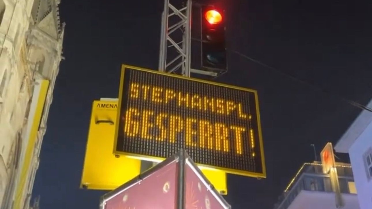 In Wien musste der Stephansplatz gesperrt werden.