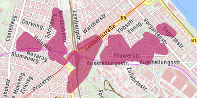 In diesem Gebiet ist mit Unterbrechungen der Stromversorgung zu rechnen.