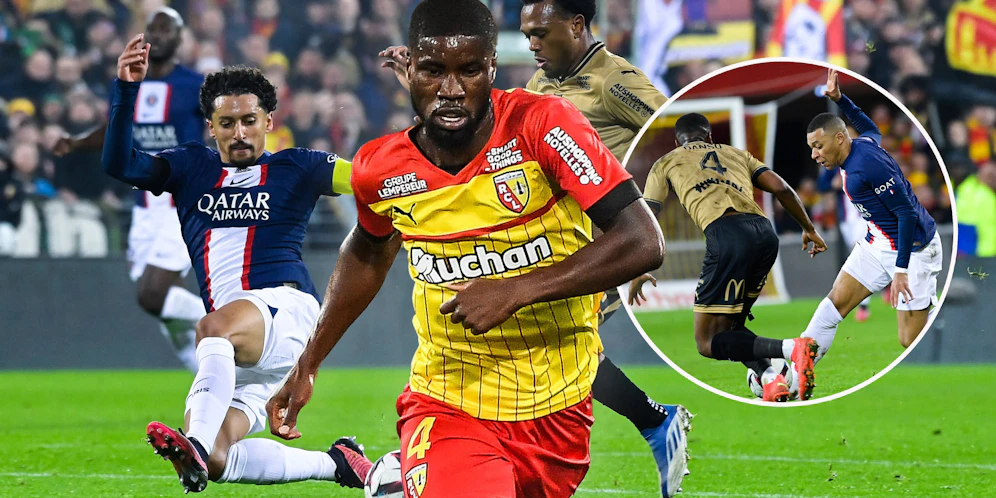 Kevin Danso überzeugt bei Lens. Sogar Marquinhos (l.) hat schlechtere Werte als der Österreicher.