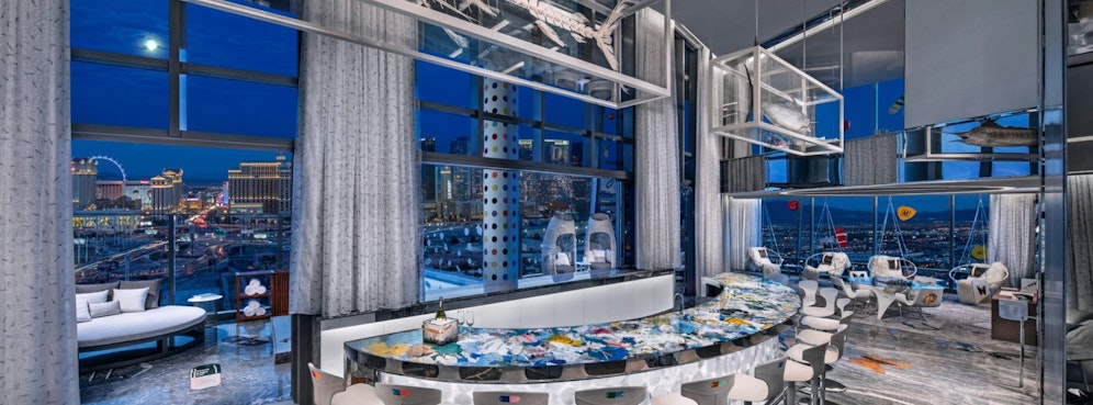 Die Suite wurde vom britischen Künstler Damian Hirst designed.&nbsp;