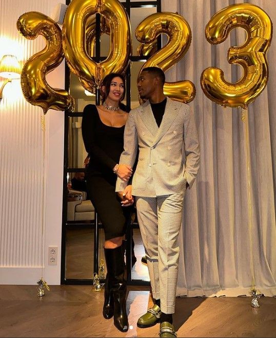 David Alaba und seine Freundin Shalimar Heppner.