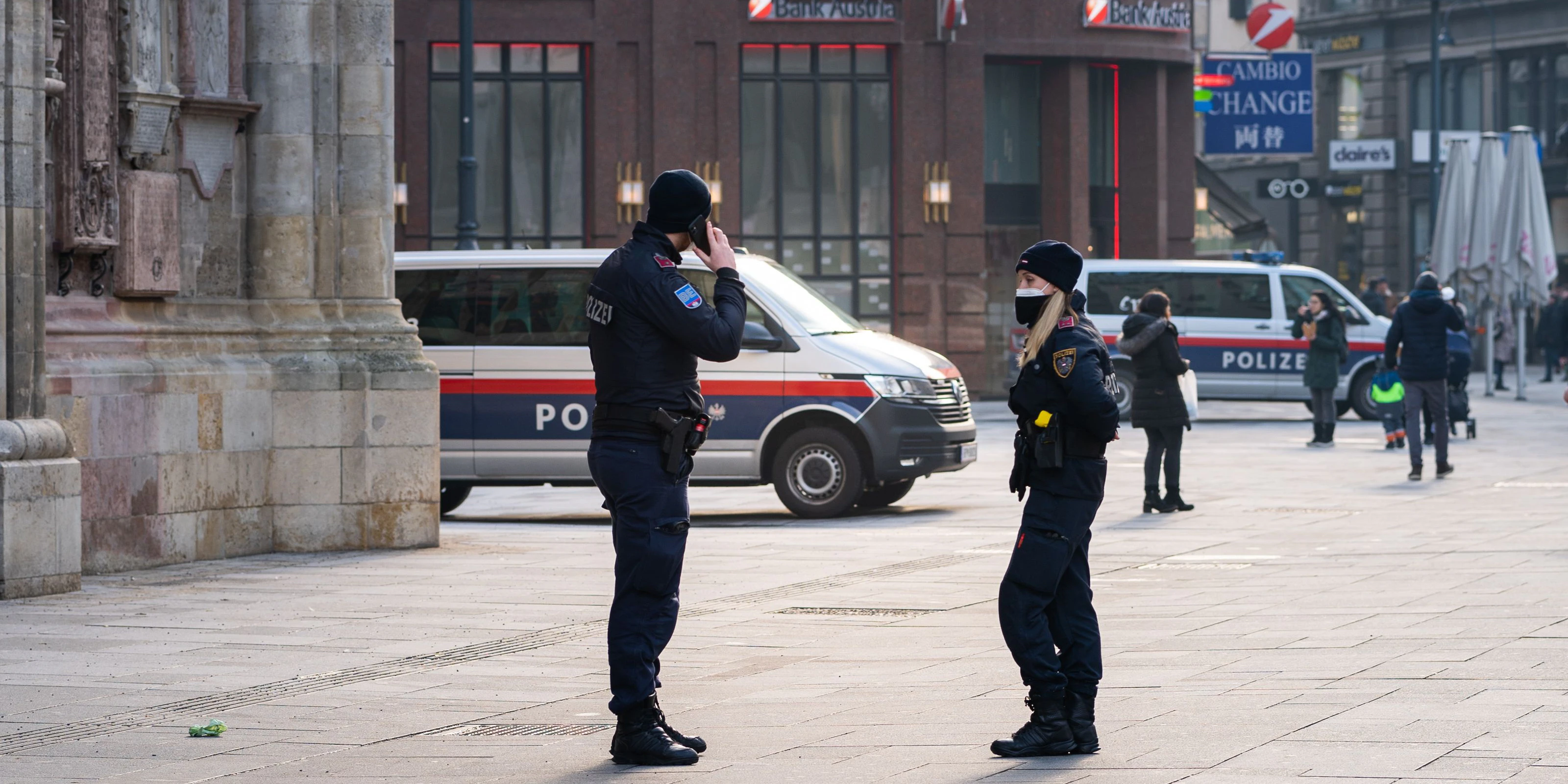 Der Einbrecher konnte Wiener Polizisten übergeben werden.