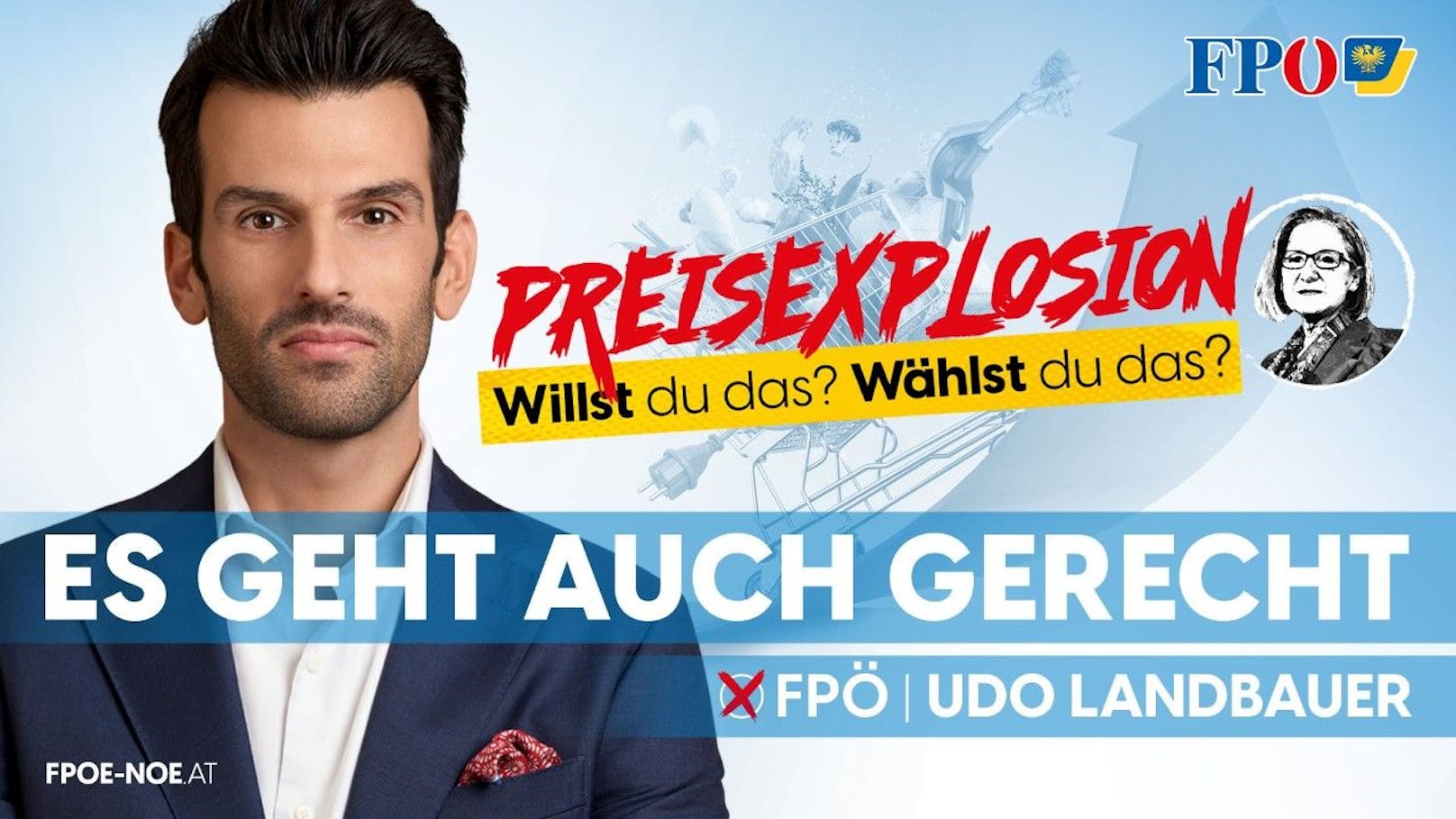 Die aktuellen Wahlplakate der FPNÖ