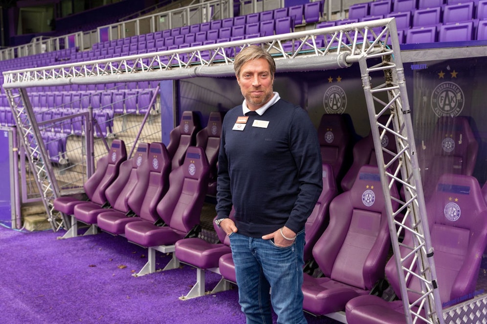 Michael Wimmer wurde als neuer Austria-Trainer vorgestellt. 