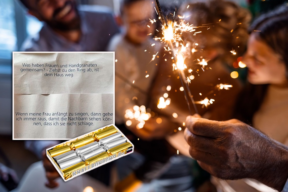 User im Netz knallen durch, weil ein Silvester-Spiel mit sexistischen Sprüchen ins neue Jahr startete.