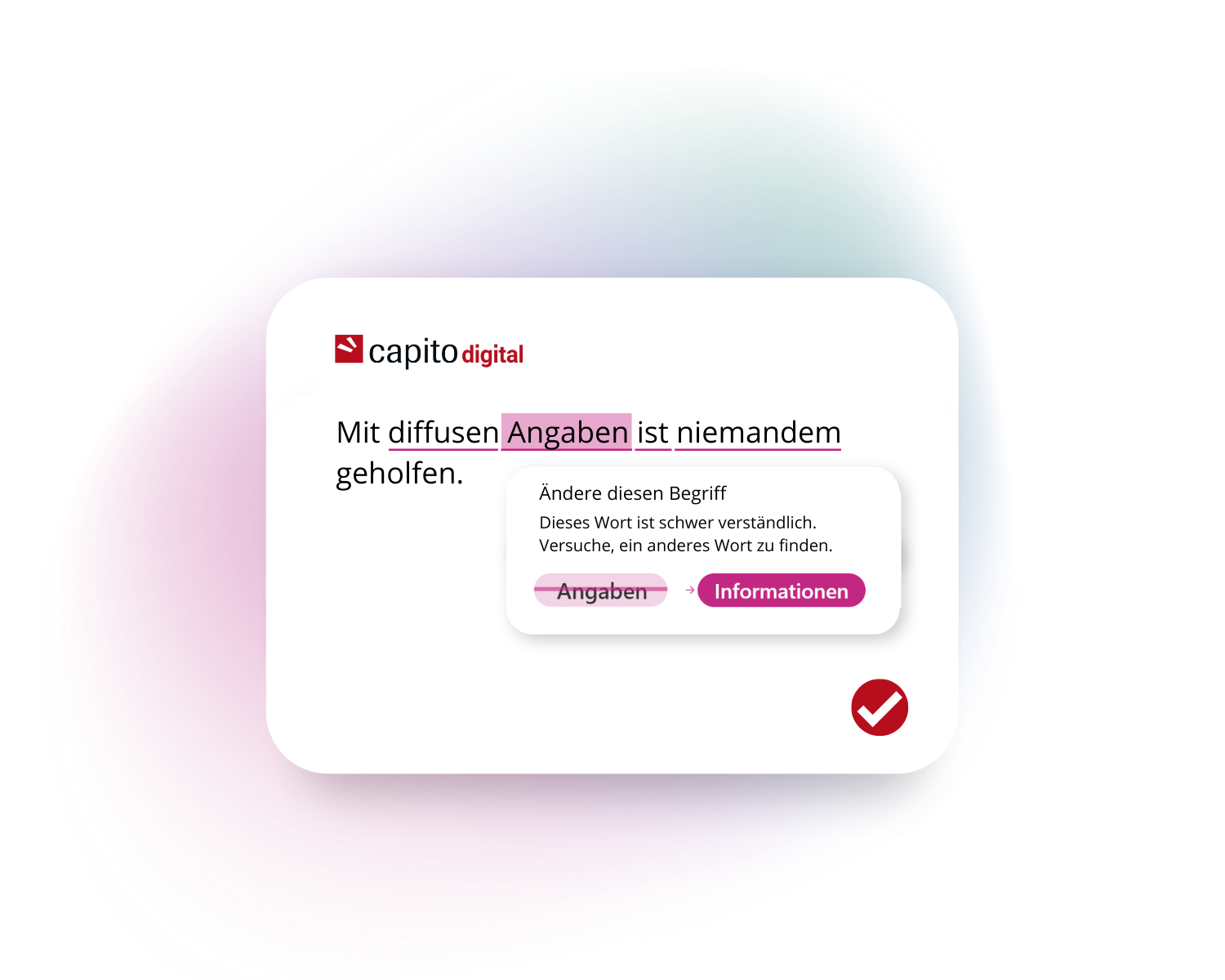 capito entwickelt Sprachvereinfachungstool für alle gängigen Browser.