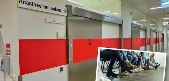 Patienten berichten von extrem langen Wartezeiten in den Notaufnahmen.