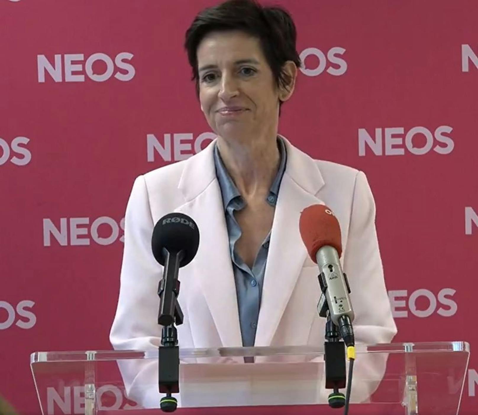 Landessprecherin Indra Collini und NEOS-Spitzenkandidatin bei der Landtagswahl am 29. Jänner.