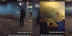 "Allahu Akbar", Schüsse – Clips zeigen Pyro-Irrsinn in Wien