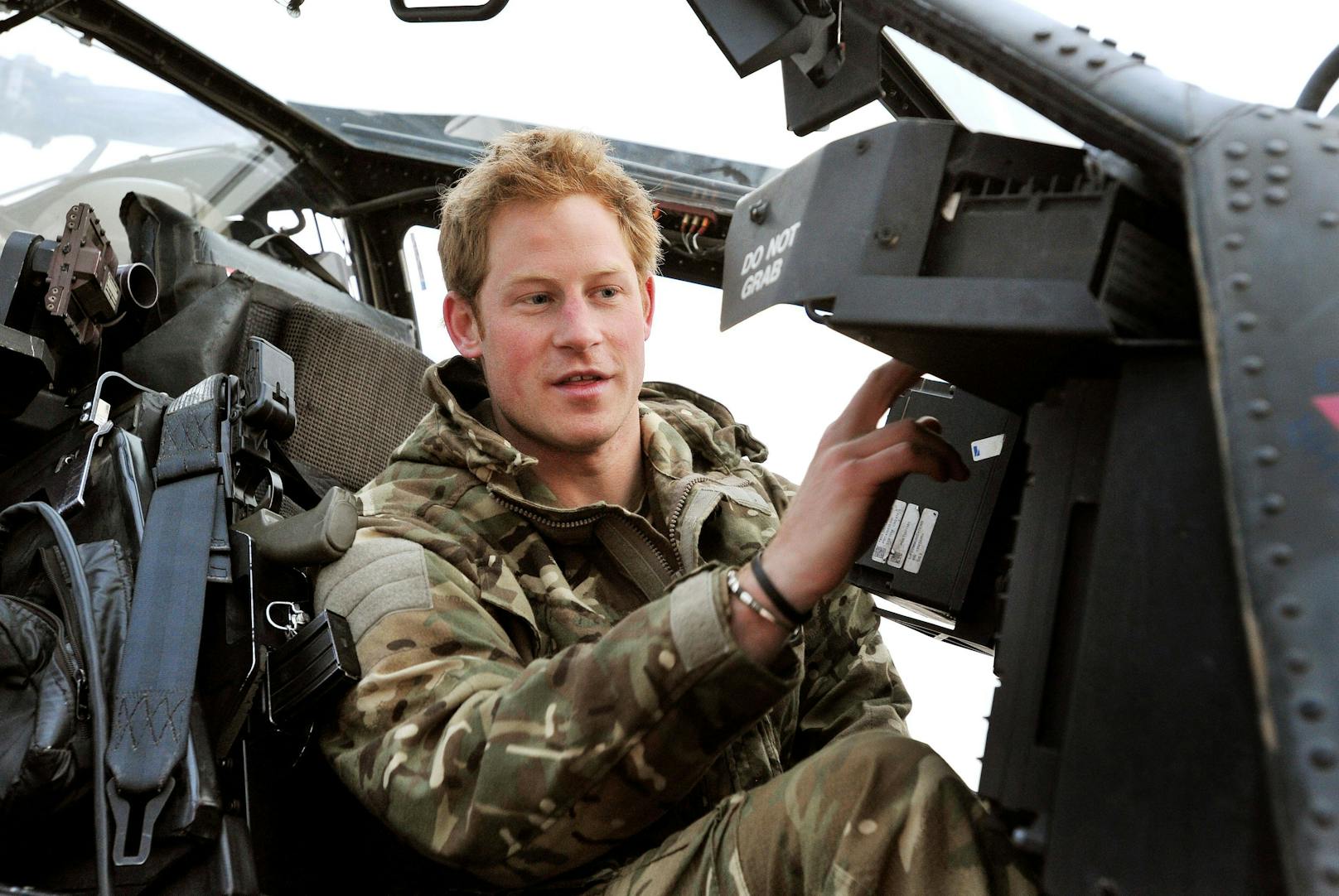 Ein Bild aus früheren Tagen: Prinz Harry bei der British Army.