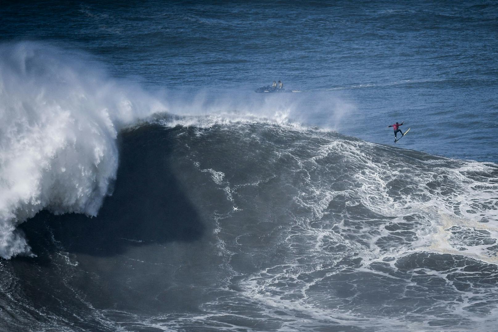 Nazare in Portugal ist einer der bekanntesten Surf-Spots der Welt. (Symbolbild)