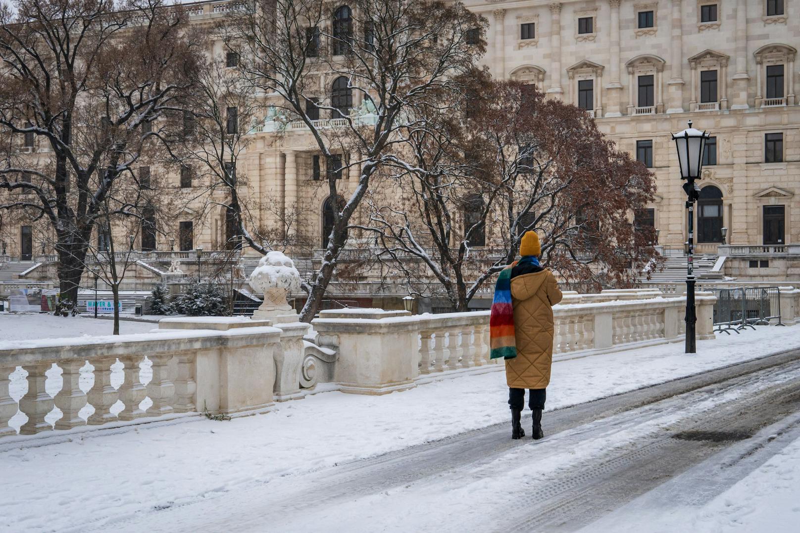 Auch Wien kann die kommenden Tage zumindest etwas Schnee abbekommen.&nbsp;
