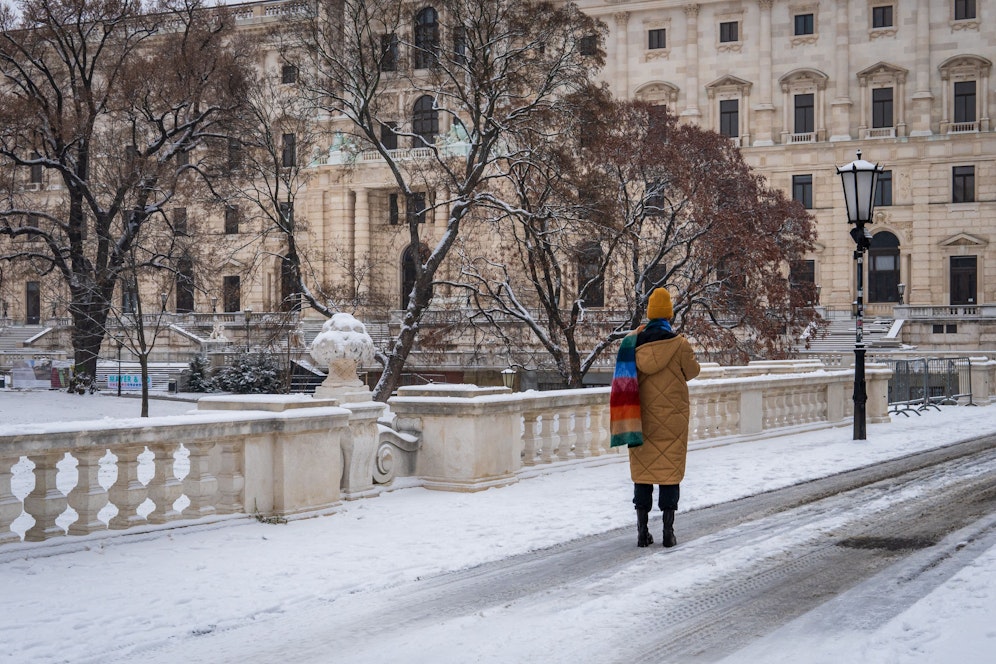 Auch Wien kann die kommenden Tage zumindest etwas Schnee abbekommen.&nbsp;
