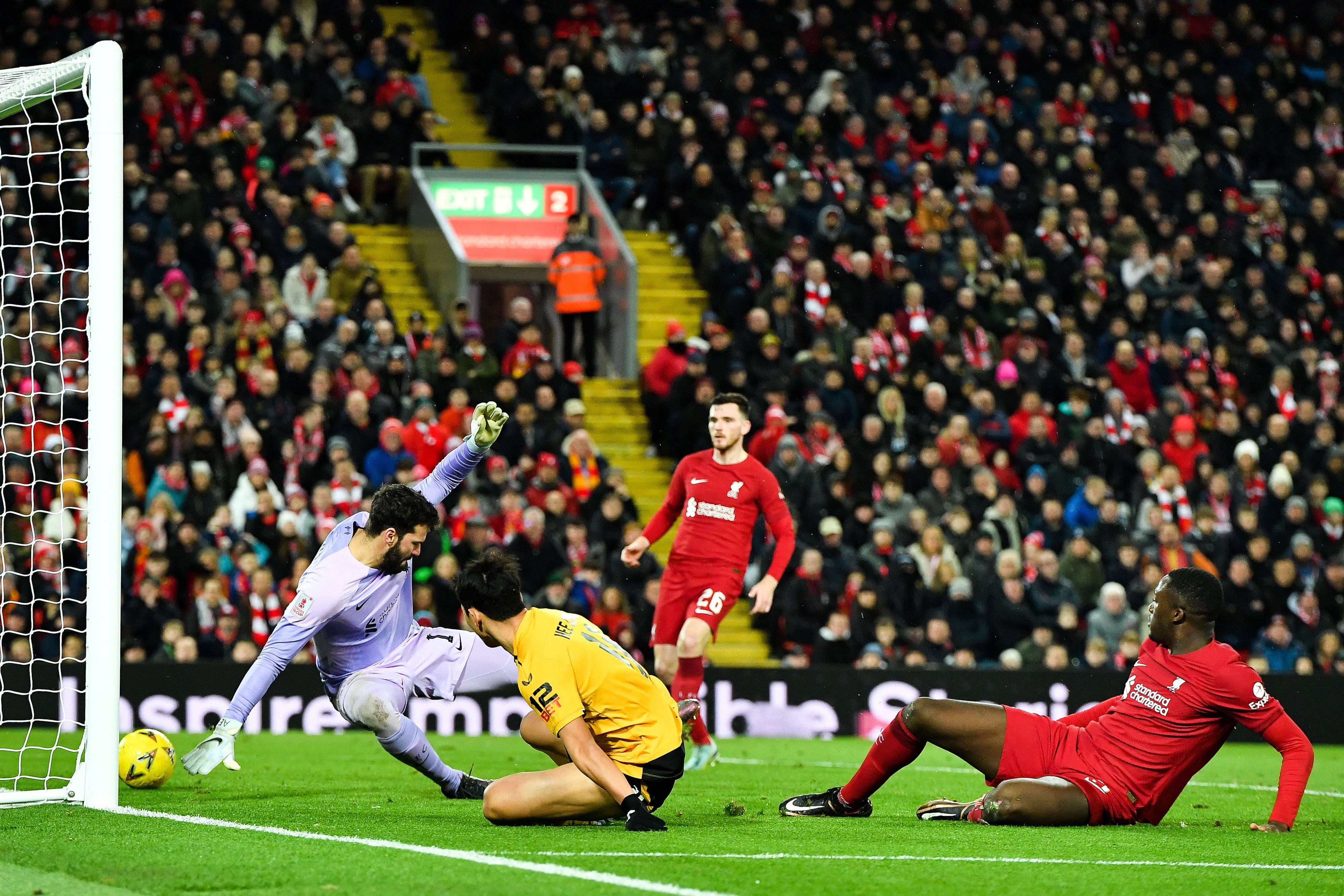 Liverpool strauchelt fast gegen Wolverhampton