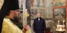 Allein in der Kirche – so einsam feiert Putin Weihnachten