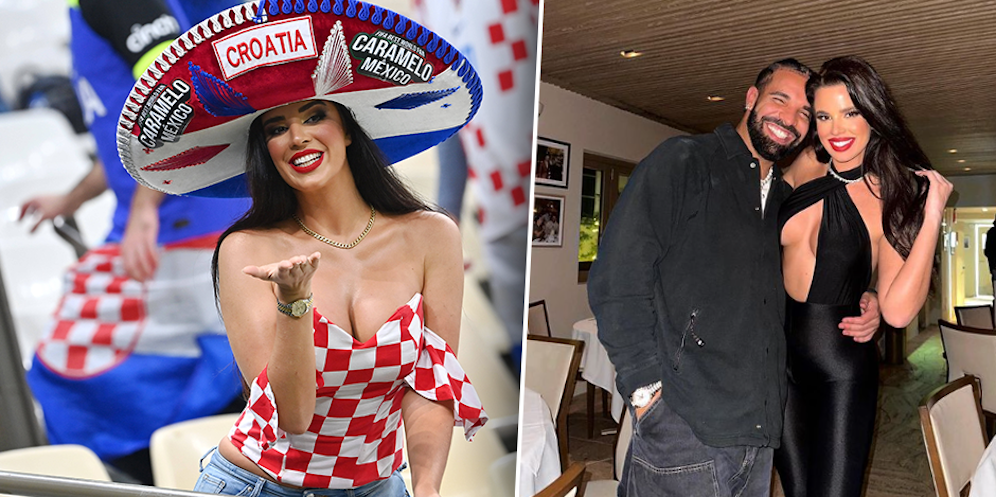 Miss Kroatien posiert mit Drake
