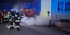 Kurzschluss! Stromleitung im Bezirk Baden in Brand