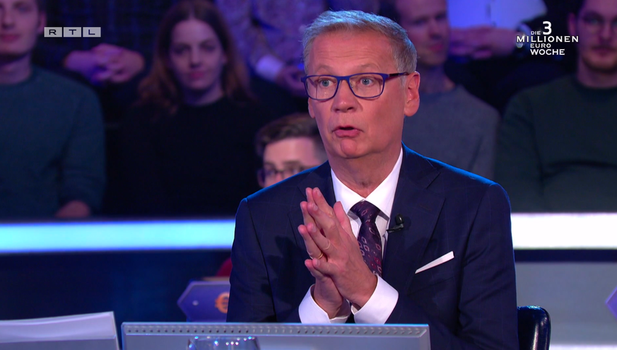 Jauch kann die Entscheidung seiner Kandidatin nicht fassen.