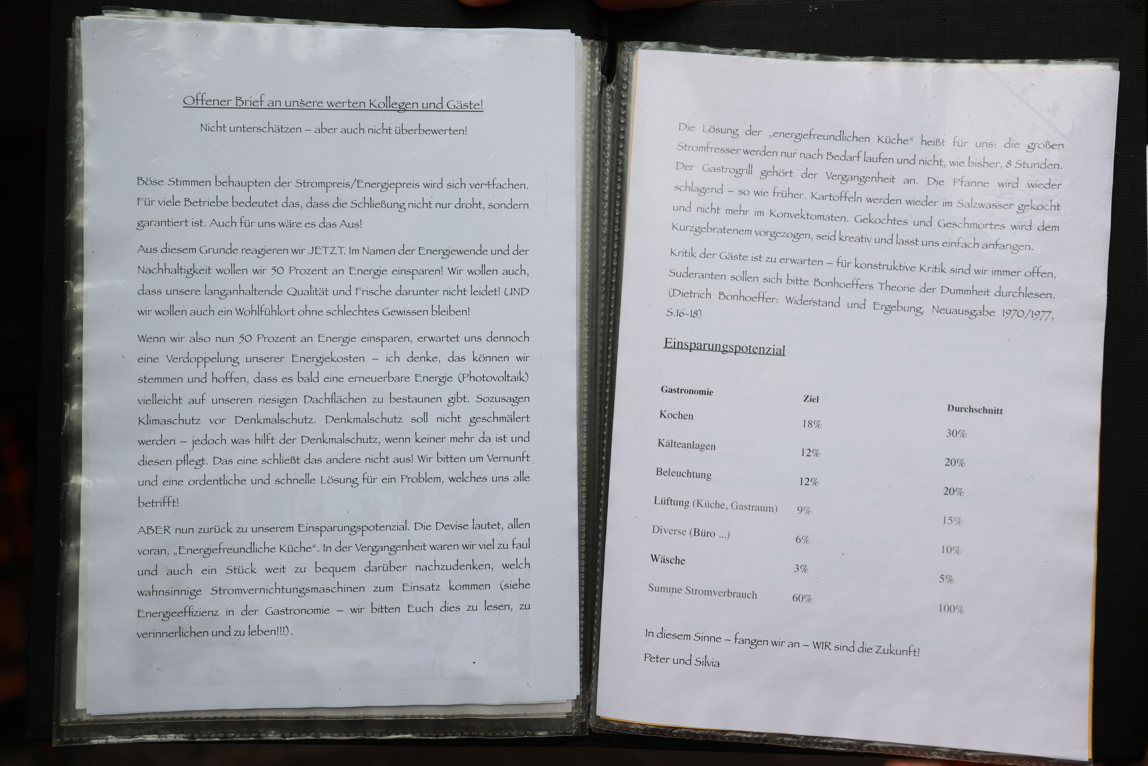 Wirt Peter Lammer will 50 Prozent seiner Kosten sparen und auch andere Lokale dazu motivieren.