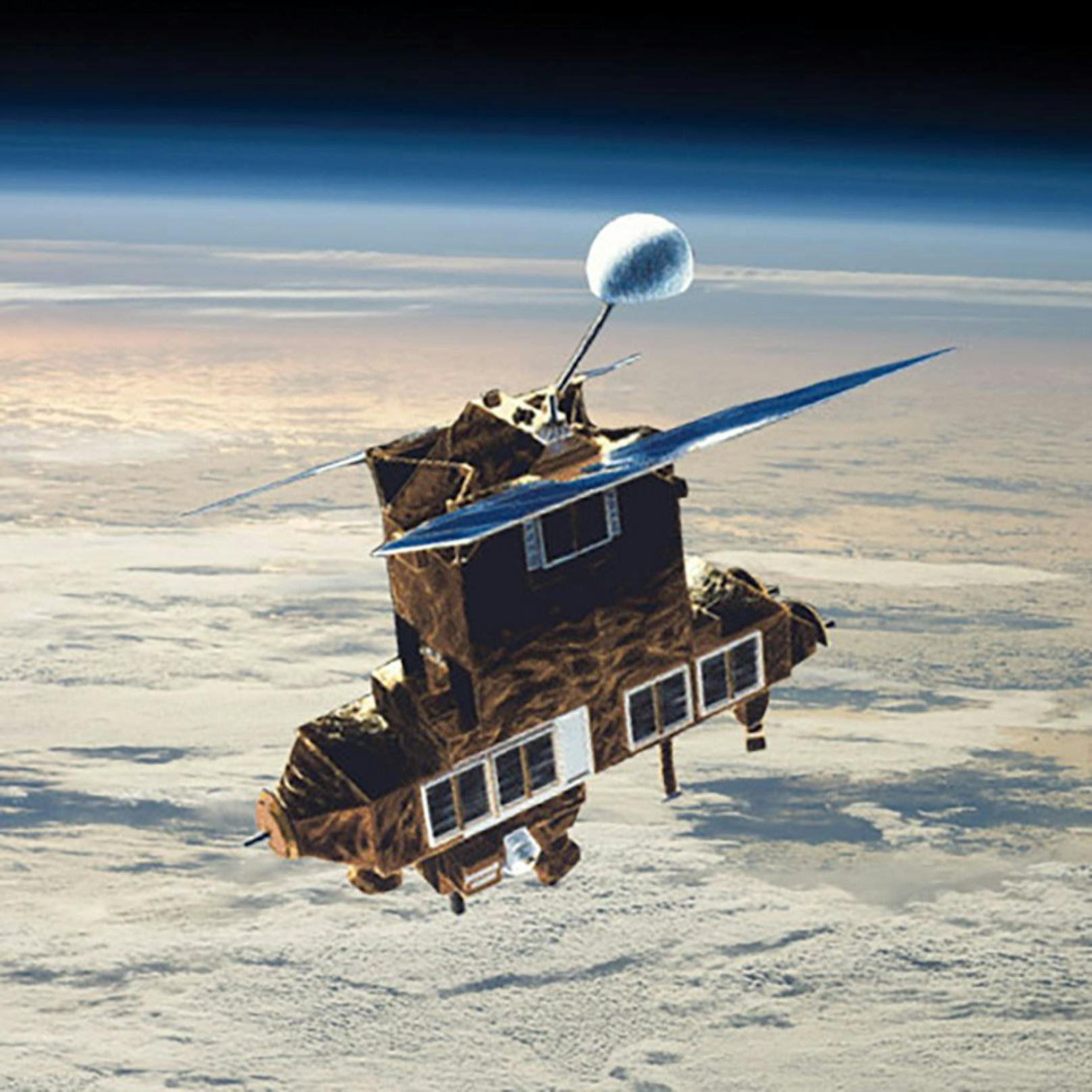 Der Forschungssatellit ERBS ist nach fast vier Jahrzehnten im Orbit Anfang Jänner 2023 zurück zur Erde gestürzt.