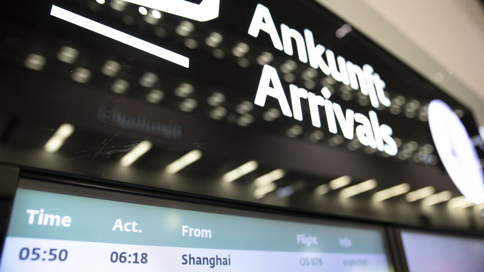 Montagmorgen landete eine Boeing 777 der Austrian Airlines aus Shanghai am Flughafen Wien-Schwechat.