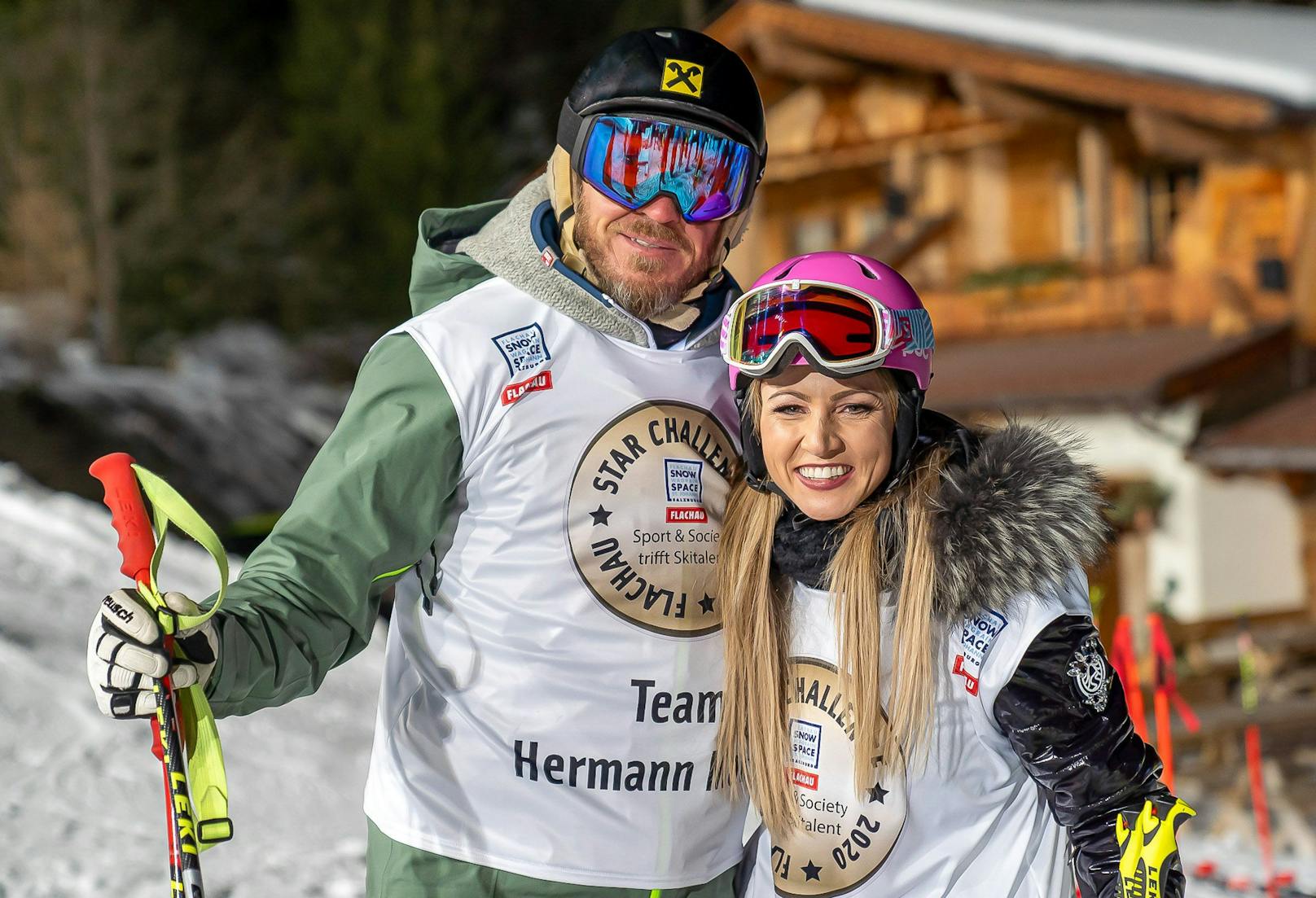 Ski-Legende Hermann Maier mit Star-Gast Melissa Naschenweng.