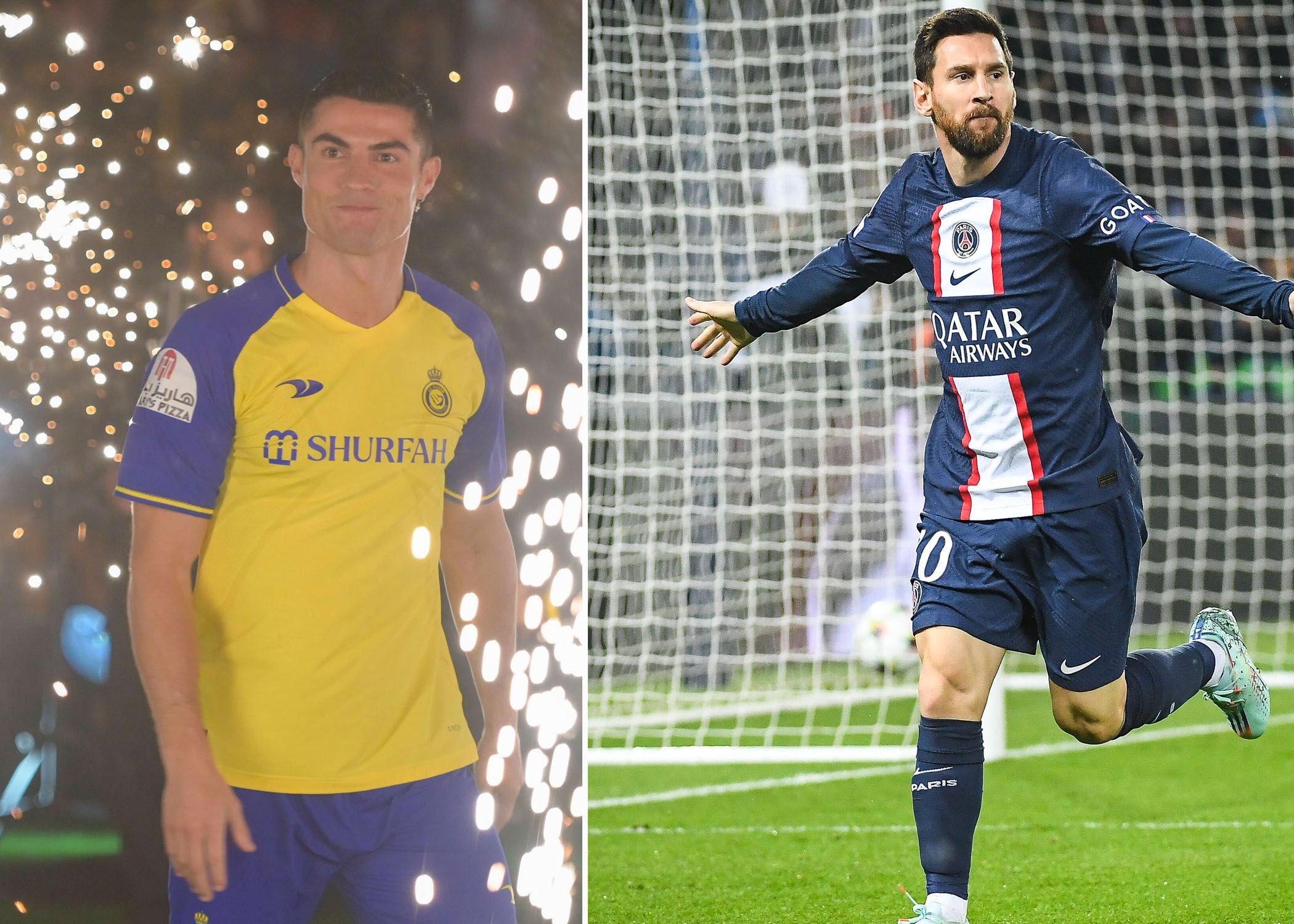 Cristiano Ronaldo und Lionel Messi treffen im Jänner aufeinander.