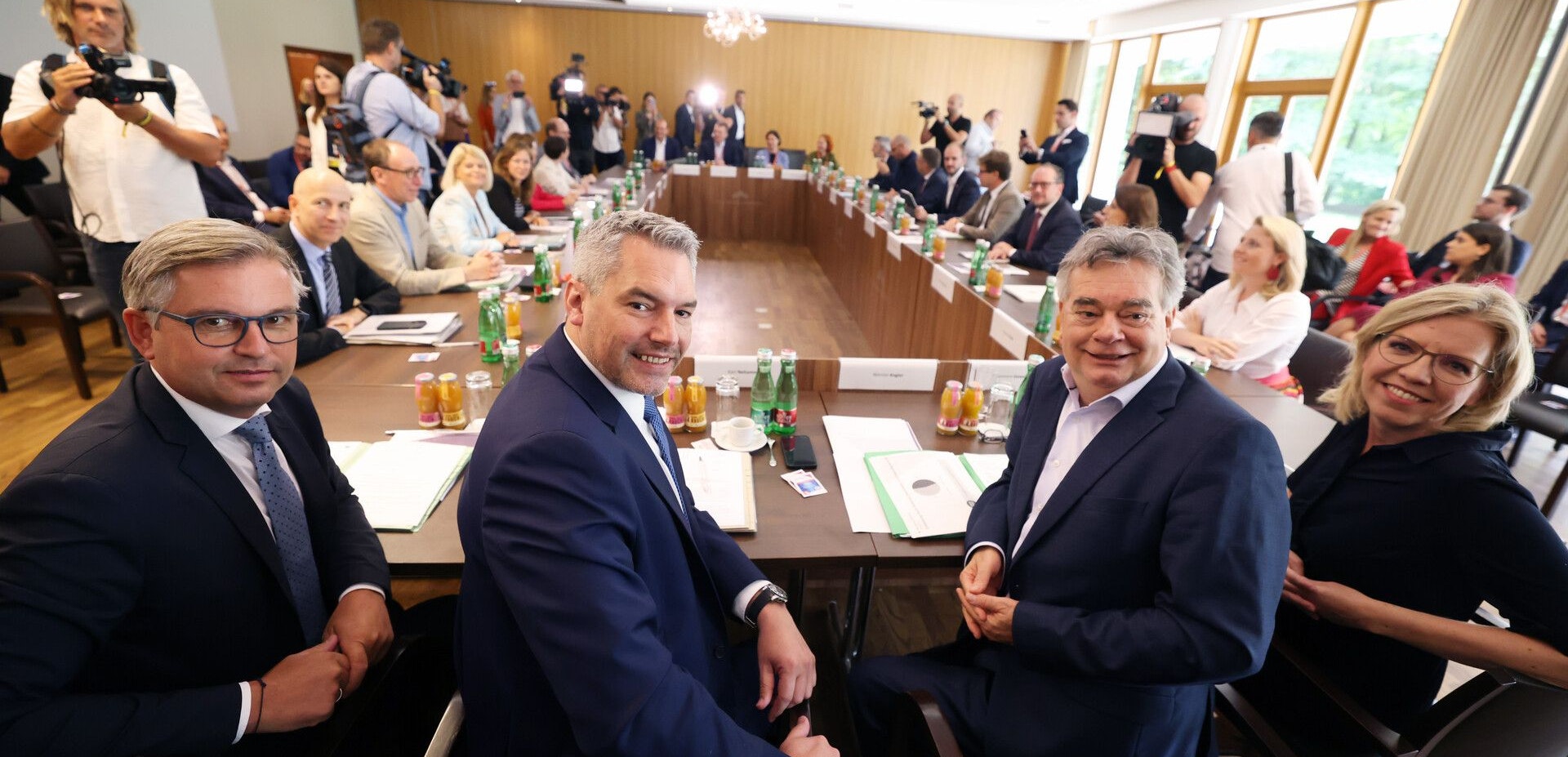 Die Koalition tagte schon im Juli in Mauerbach.