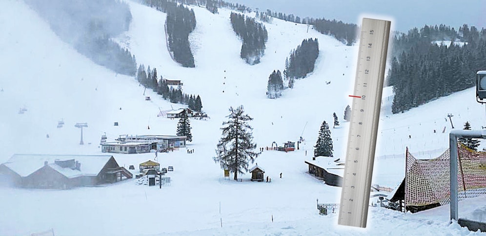 Jubel in Hinterstoder! In der Nacht von Montag auf Dienstag schneite es, es gibt rund 10 Zentimeter Neuschnee.