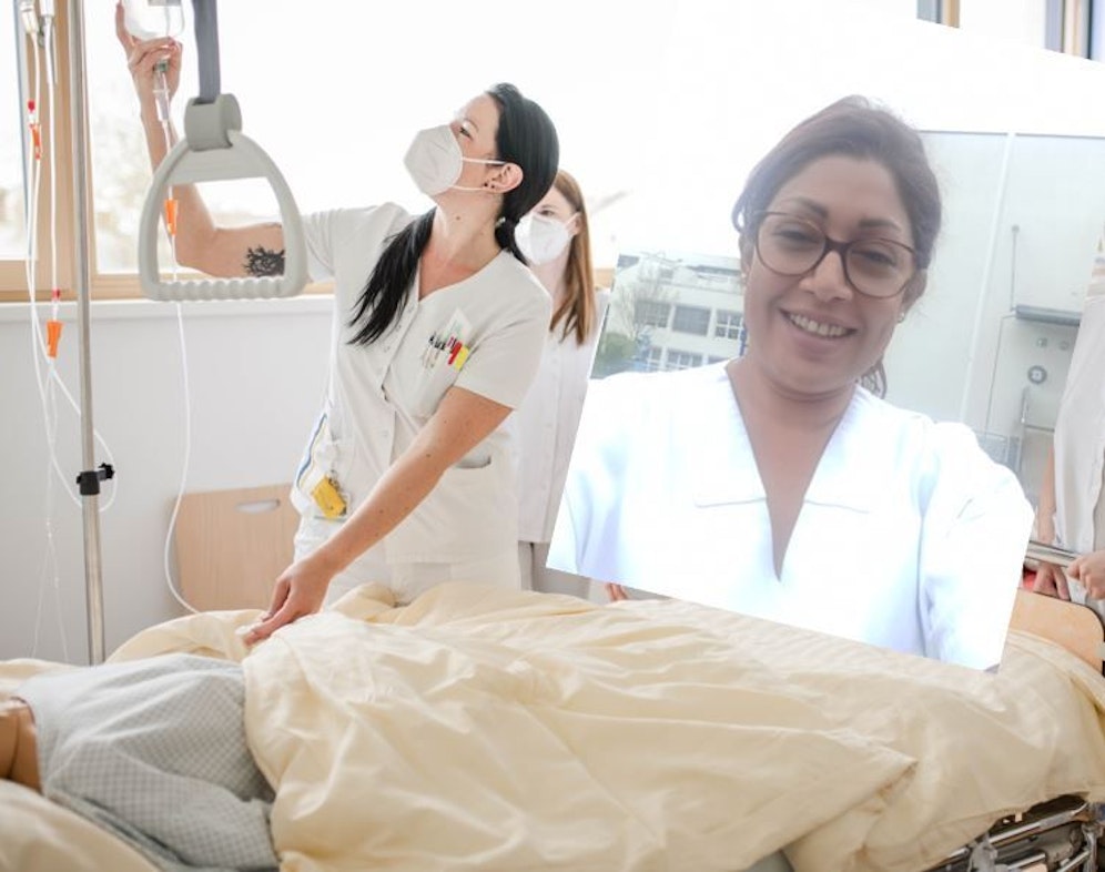 Alicia Dienst (46) war arbeitslos und macht jetzt die Ausbildung zur Pflegefachassistenz in Mistelbach